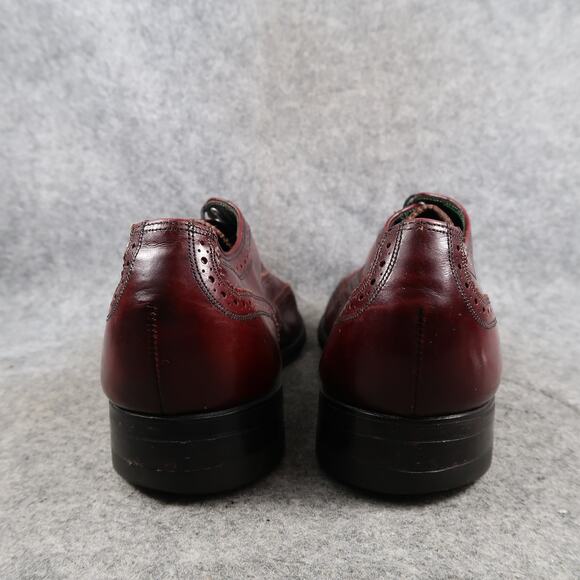 Florsheim Shoes Mens 10 Wingtip Oxfords Imperial Quality Classic Leather Formal main image 7